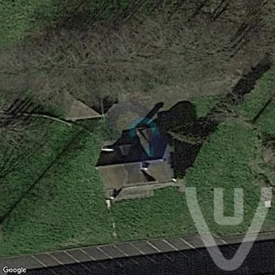 White house on the prairy urban exploration location in Belgium - Image 1