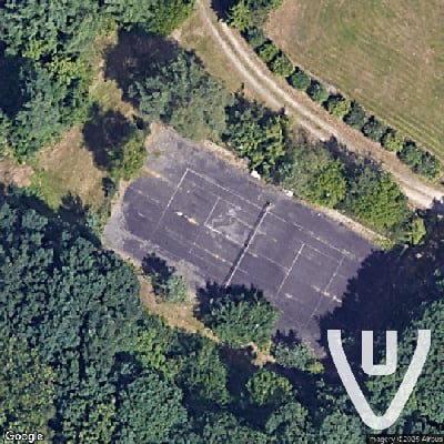 The lonely tennis court abandoned location in Gelderland, Gelderland, Netherlands - Sports for urban exploration