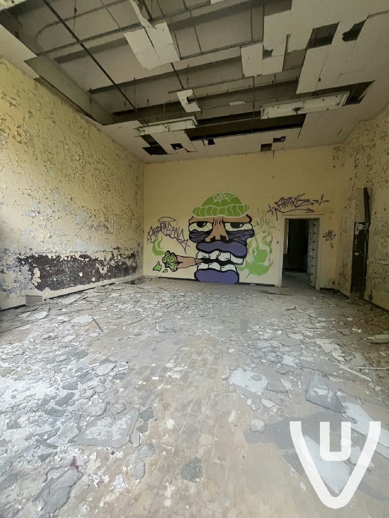 Prison & side building inside