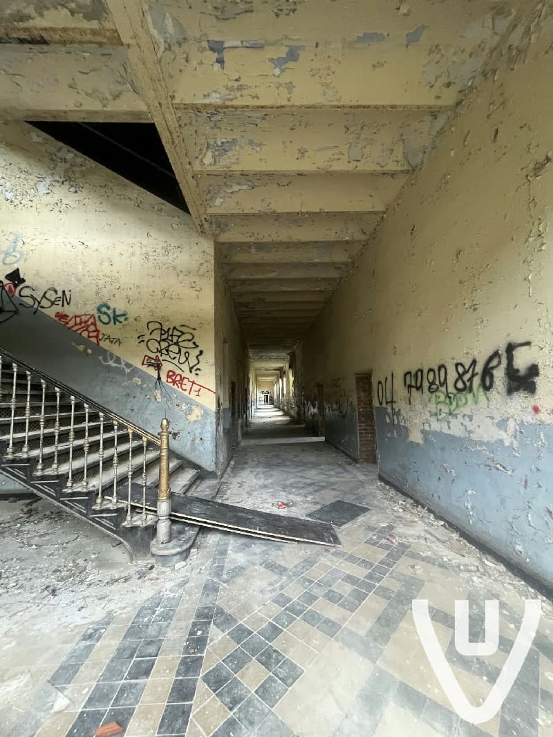 Prison & side building inside